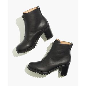 MADEWELL The Alyce Zip-Front Lugsole Boot